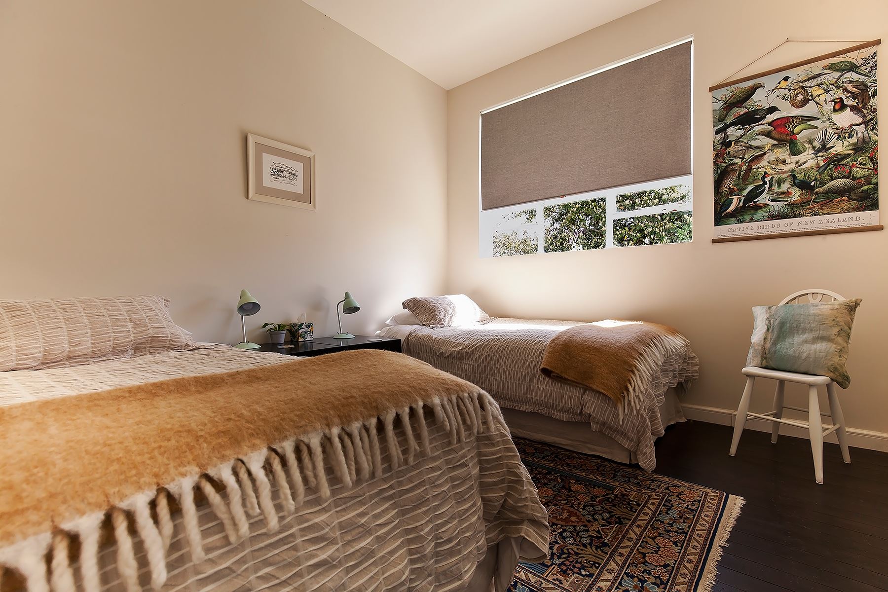 Double bed and single bed - room for everyone