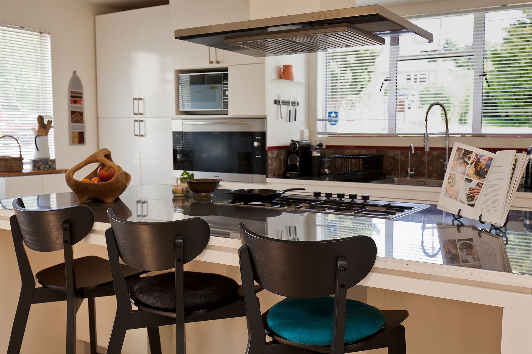 Open plan kitchen for socialising